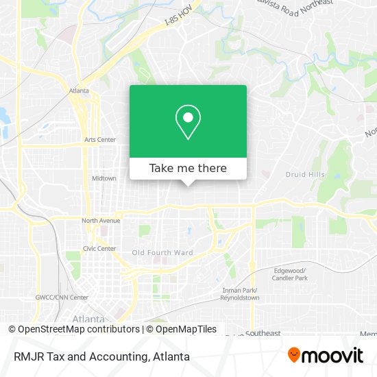 Mapa de RMJR Tax and Accounting