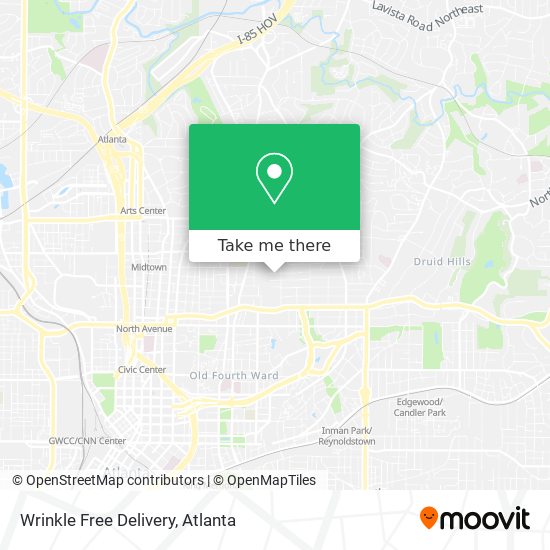 Wrinkle Free Delivery map