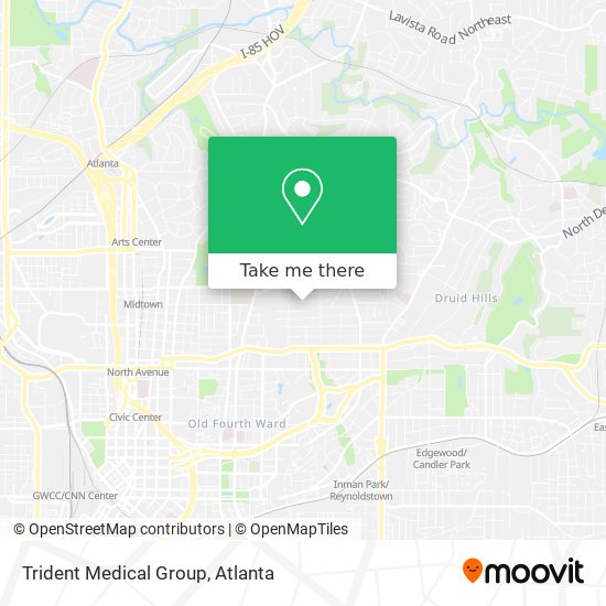 Trident Medical Group map