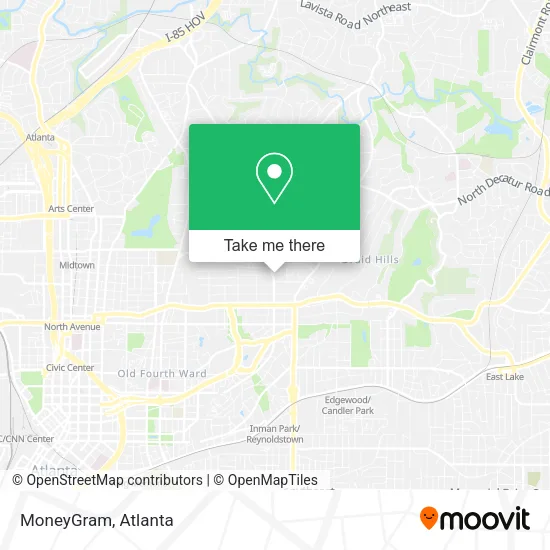 MoneyGram map