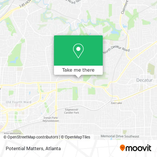 Potential Matters map