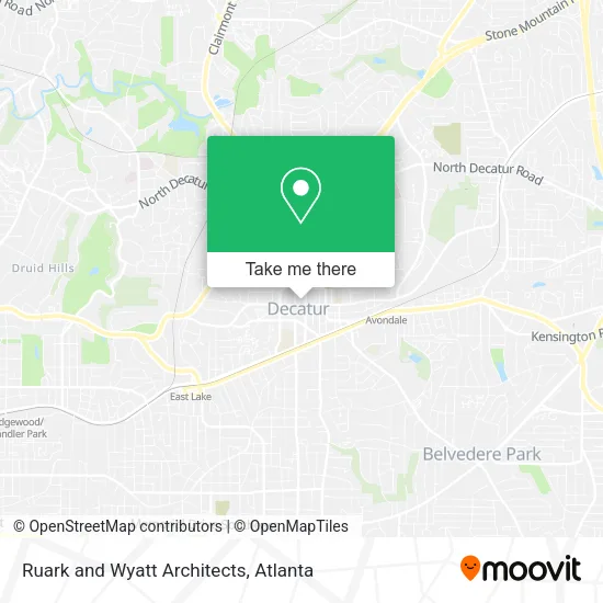 Ruark and Wyatt Architects map