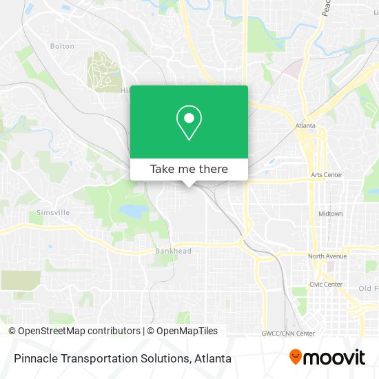 Pinnacle Transportation Solutions map