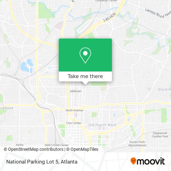 National Parking Lot 5 map