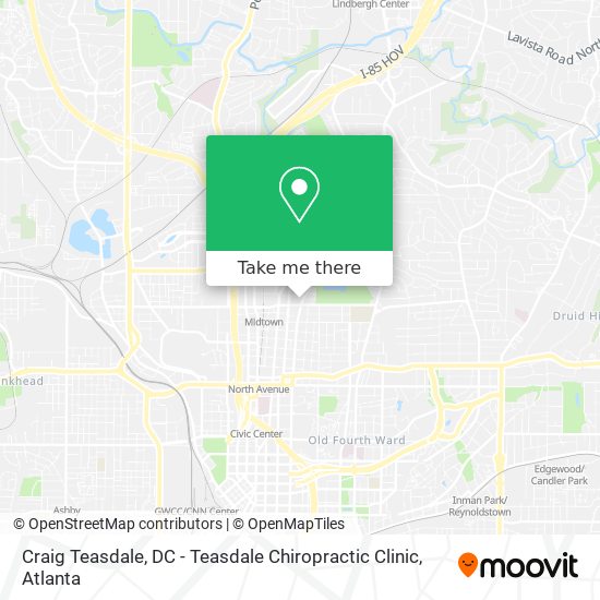 Craig Teasdale, DC - Teasdale Chiropractic Clinic map