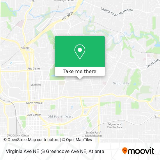 Virginia Ave NE @ Greencove Ave NE map