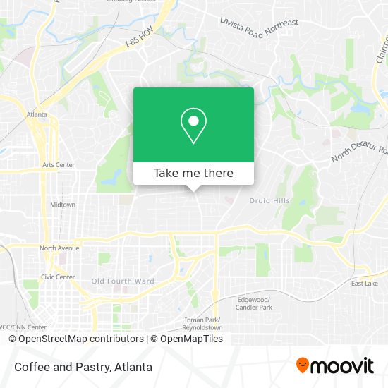 Coffee and Pastry map