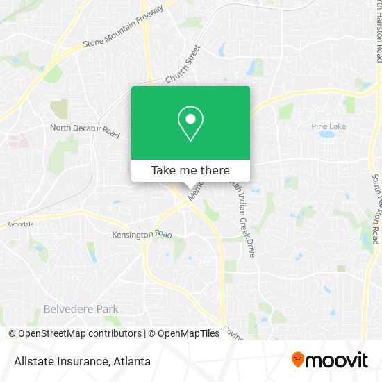 Allstate Insurance map