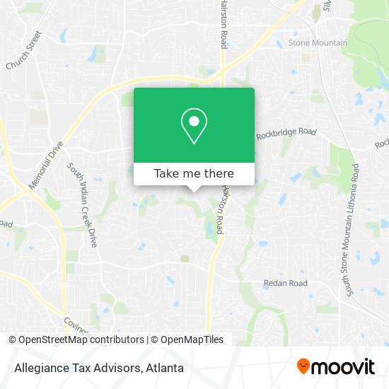 Allegiance Tax Advisors map