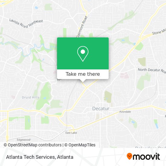 Atlanta Tech Services map