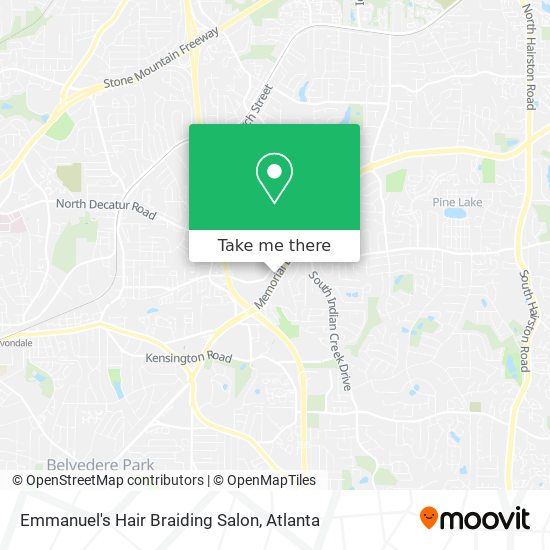 Emmanuel's Hair Braiding Salon map