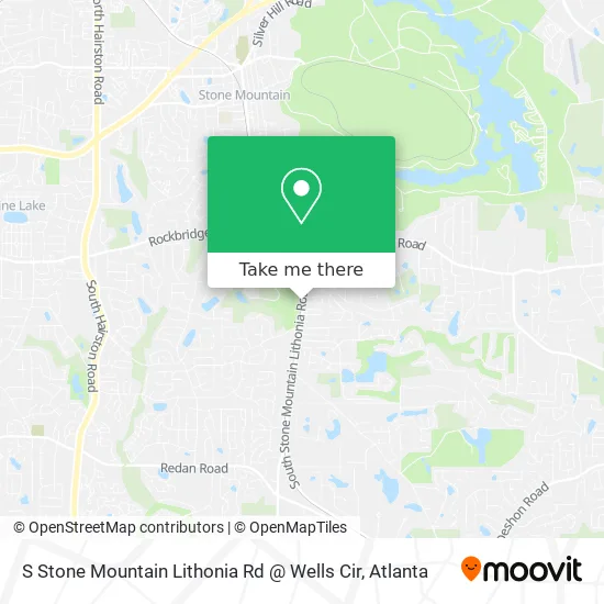 S Stone Mountain Lithonia Rd @ Wells Cir map
