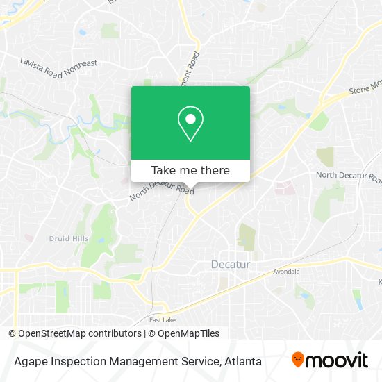 Agape Inspection Management Service map