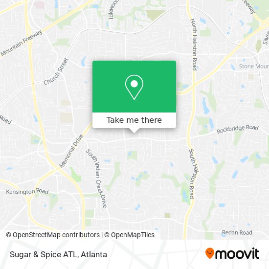 Mapa de Sugar & Spice ATL