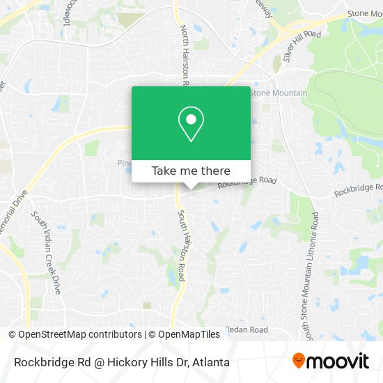 Mapa de Rockbridge Rd @ Hickory Hills Dr