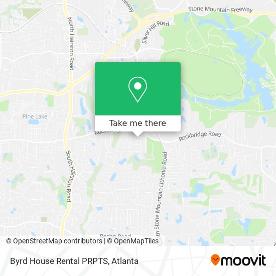 Byrd House Rental PRPTS map