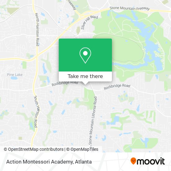 Action Montessori Academy map