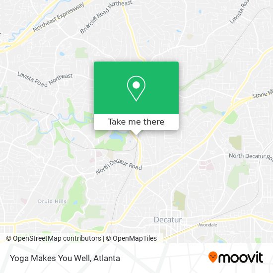 Yoga Makes You Well map