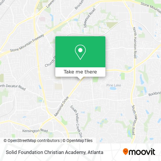 Mapa de Solid Foundation Christian Academy