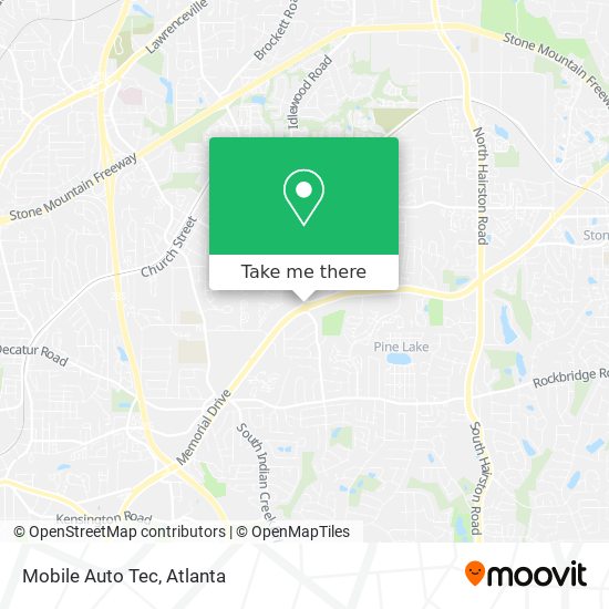 Mobile Auto Tec map