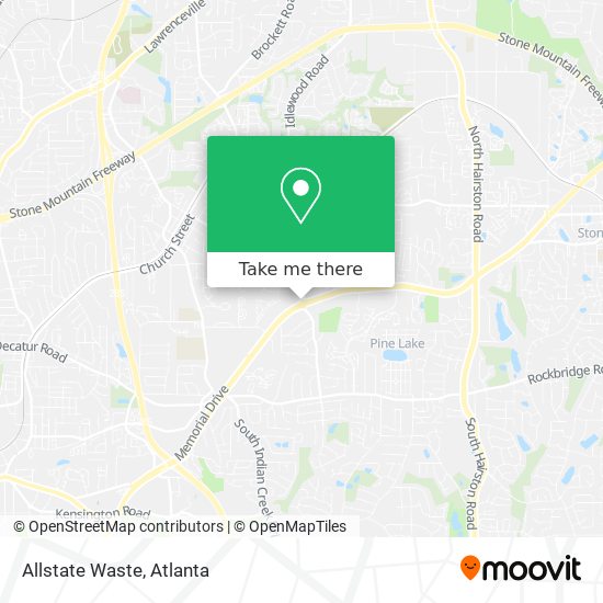 Allstate Waste map