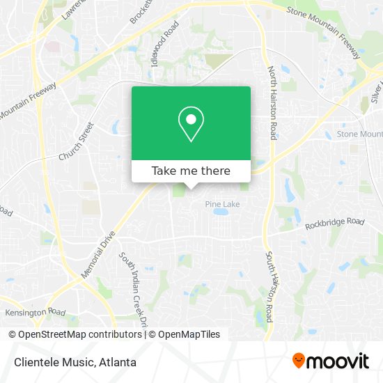 Mapa de Clientele Music
