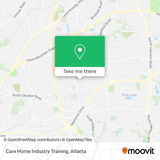 Care Home Industry Training map