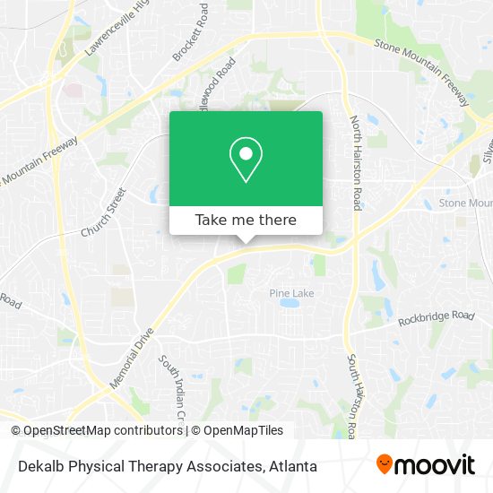 Dekalb Physical Therapy Associates map