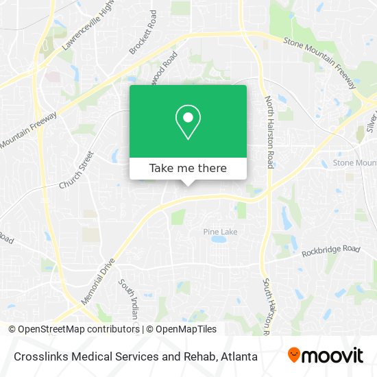 Crosslinks Medical Services and Rehab map