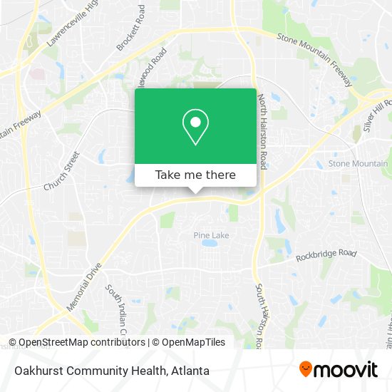 Mapa de Oakhurst Community Health