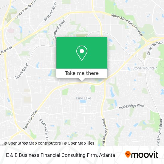 E & E Business Financial Consulting Firm map
