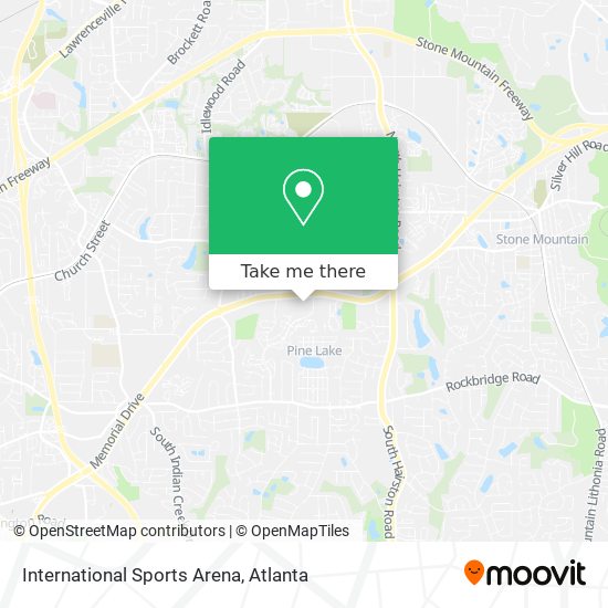 International Sports Arena map