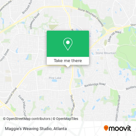 Maggie's Weaving Studio map