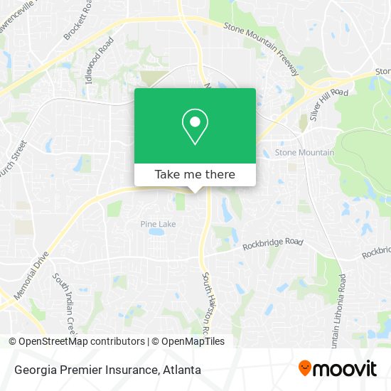 Georgia Premier Insurance map