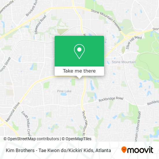 Kim Brothers - Tae Kwon do / Kickin' Kids map