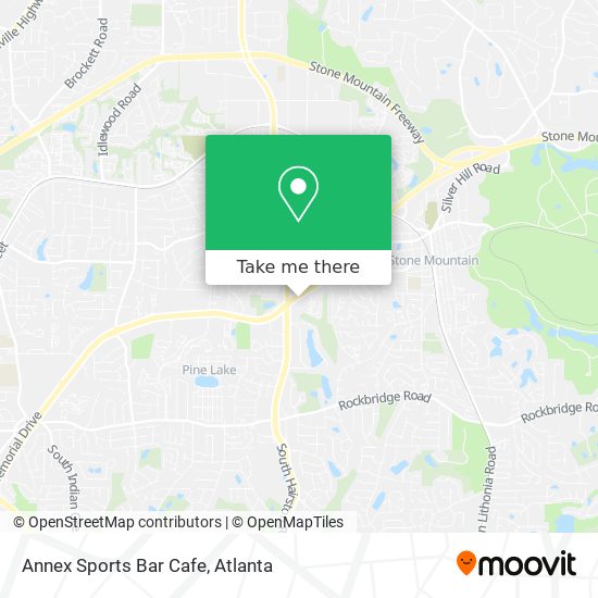 Annex Sports Bar Cafe map