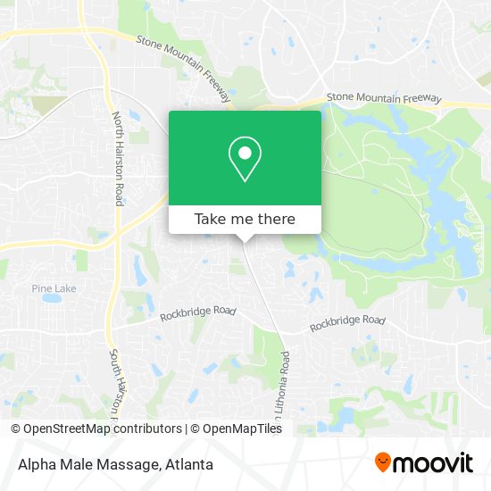 Mapa de Alpha Male Massage