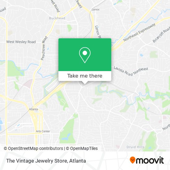 The Vintage Jewelry Store map