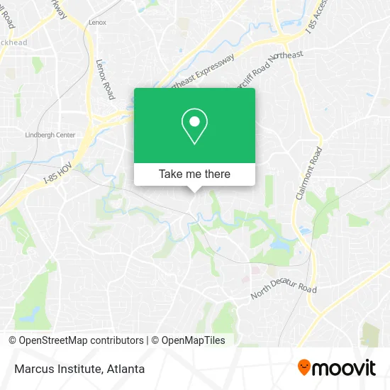 Marcus Institute map