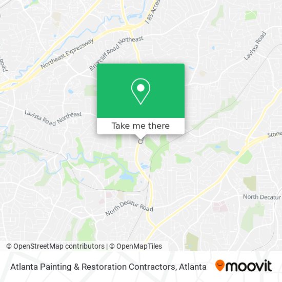 Mapa de Atlanta Painting & Restoration Contractors