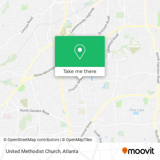 Mapa de United Methodist Church