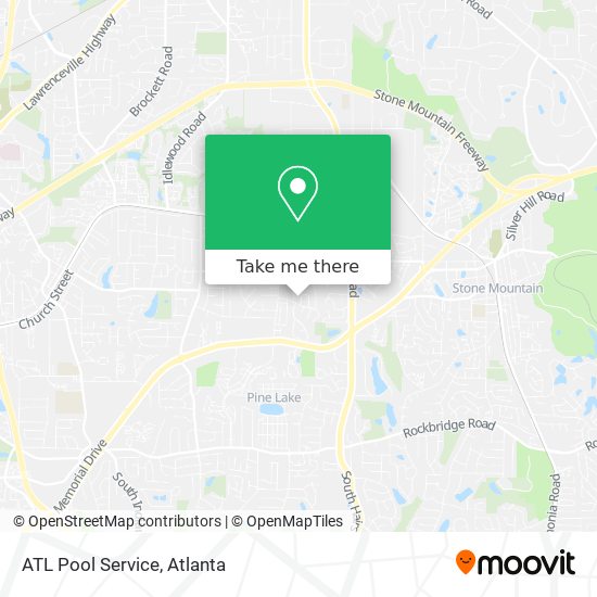 ATL Pool Service map