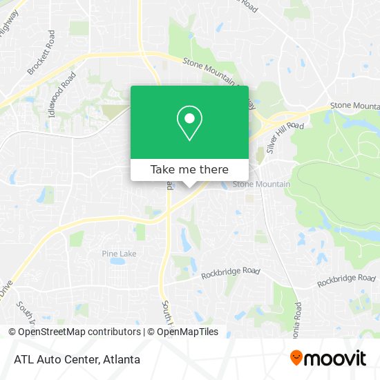 ATL Auto Center map