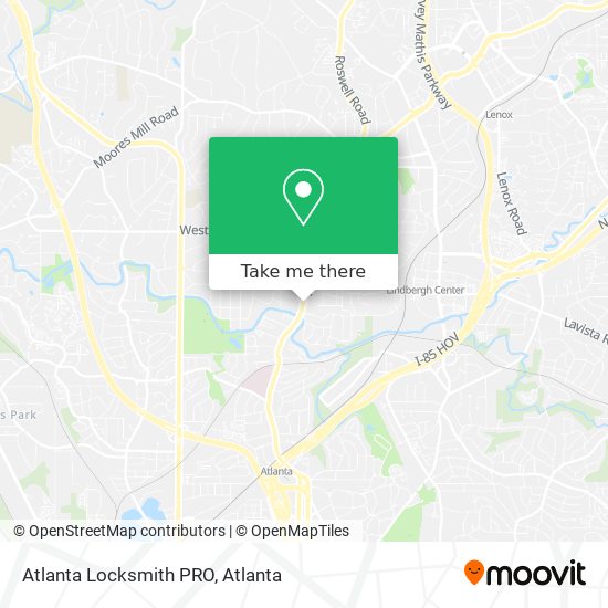 Atlanta Locksmith PRO map