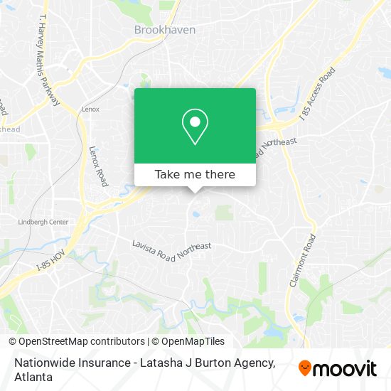 Nationwide Insurance - Latasha J Burton Agency map