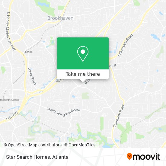 Star Search Homes map