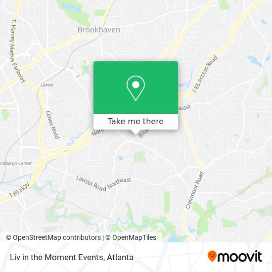 Liv in the Moment Events map