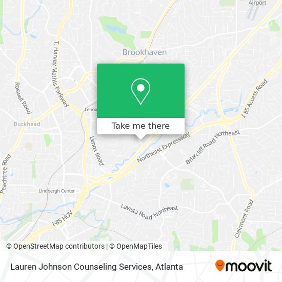 Lauren Johnson Counseling Services map