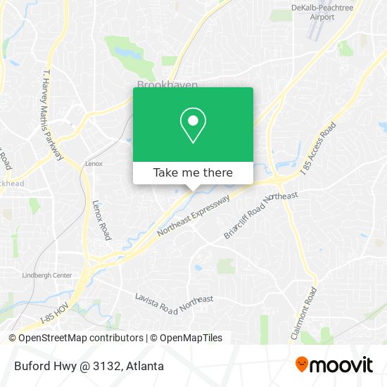 Buford Hwy @ 3132 map