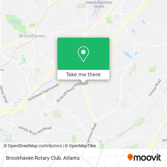 Brookhaven Rotary Club map